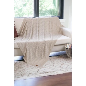 Mathilda Örgü Yumuşak Koltuk Şalı, Evde Kullanılabilir Hafif Tv Battaniyesi