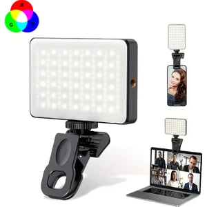 Şarjlı Çok Fonksiyonlu Ayarlanabilir Rgb Ürün Çekim Işığı Softbox Fotoğraf Stüdyo Aydınlatması Cep Ledi AL4965