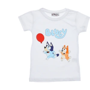 Kız Çocuk T-Shirt Bluey Baskılı