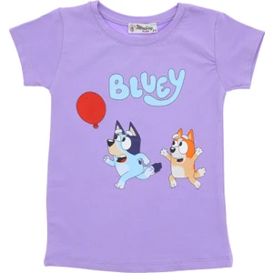 Kız Çocuk T-Shirt Bluey Baskılı