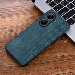 Poco X7 Pro Kabartmalı Desen Retro Pu Cep Telefonu Kılıfı (Yurt Dışından)