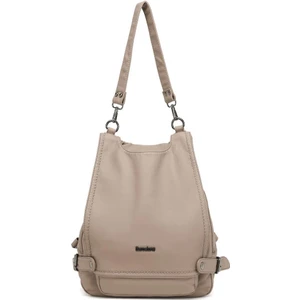 Yıkama Deri Hem Sırt Hem Omuz Kadın Çantası 21K Barcelona 1606