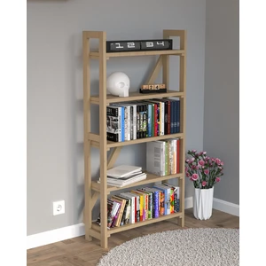 Ahşap Kitaplık, Masif Ahşap Kitaplık 64 x 17 x 120