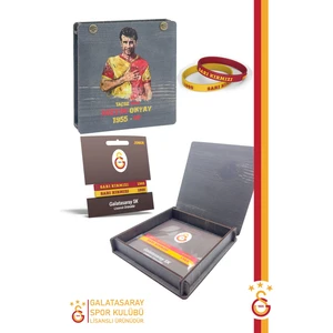 Orijinal Lisanslı Sarı Kırmızı 1905 2'li Bileklik Metin Oktay Baskılı Hediyelik Ahşap Kutulu