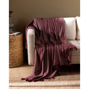 Madame Coco Ranier Koltuk Şalı - Bordo