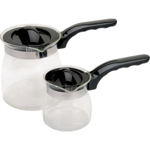 Cam Cezve & Sütlük Takımı