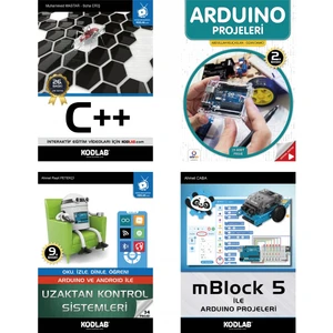 Kodlab Yayınları Projeler Ve Arduino Eğitim Seti-4 Kitap Takım