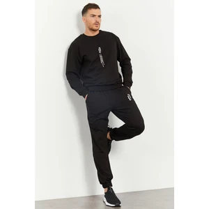 Yoho Sport Erkek Dikey Oversize 0 Yaka Eşofman Takımı