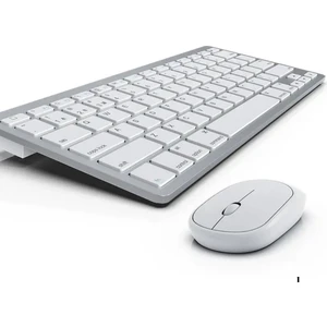 2.4g + Bluetooth Bağlantılı Kablosuz Klavye Mouse Set Ultra Sessiz Laptop, Tablet, Pc Bkb-13