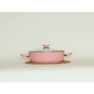 Seramik 28 cm Karnıyarık Tencere Gül Kurusu