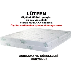 Kılıf Aloe 150X200 Yatak Kılıfı Koruyucusu Yatak Örtüsü Fermuarlı Kılıf Kapitone