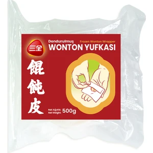 Dondurulmuş Wonton Yufkası ( Frozen Wonton Wrapper )  - 500G
