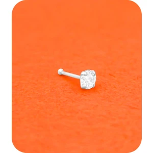 Silvera Telkari 925 Ayar Gümüş Hızma 3 mm Gümüş Tektaş Hızma ST337