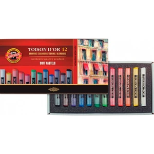 Koh-I-Noor Toison Dor Soft Pastel Boya 12LI (8512)