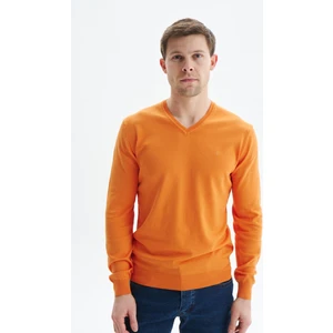 Erkek Slim Fit Basic V Yaka Triko Kazak K9KRO0852