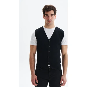 Erkek Slim Fit Basic %100 Pamuk Triko Yelek K9KRO0853