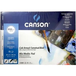 Çok Amaçlı Sanatsal Blok 200gr. 15 Yaprak 35X50cm 150630