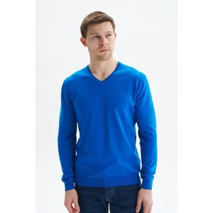 Erkek Slim Fit Basic V Yaka Triko Kazak K9KRO0852