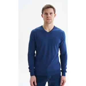 Erkek Slim Fit Basic V Yaka Triko Kazak K9KRO0852