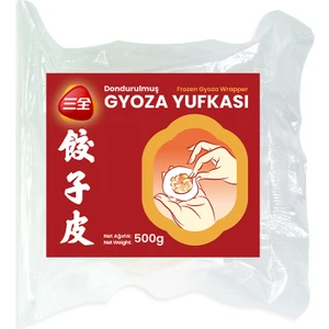 Dondurulmuş Gyoza Yufkası ( Frozen Gyoza Wrapper )  - 500G
