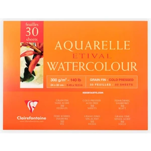 Etival Watercollour 24x32 cm Cool Pressed 30 Sayfa Eskiz Defteri EK96471