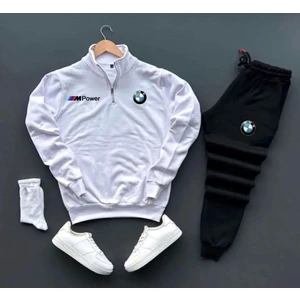 Eşofman Takımı Bmw Mpower Baskılı Unisex Eşofman Takımı 2'li Set Combin
