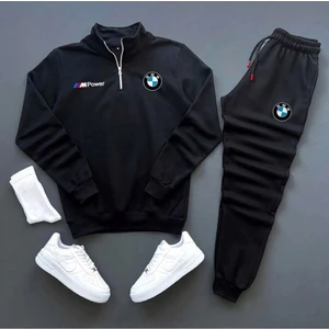 Eşofman Takımı Bmw Mpower Baskılı Unisex Eşofman Takımı 2'li Set Combin