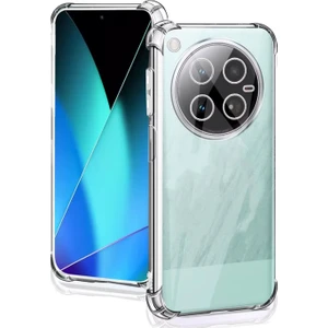 Kzy Infinix Zero 40 4g ile Uyumlu Kapak Kamera Korumalı Airbag Antishock Köşe Korumalı Şeffaf Silikon Kılıf