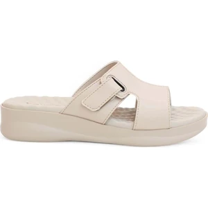 Konfores 1576-9975-2 Tam Anatomik Kadın Terlik - NKT01576-BEJ-39