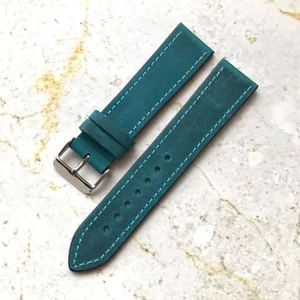 Mercan Saat 20 mm Renkli Üst Kalite İşçilik Spor Tasarım Hakiki Deri Saat Kordonu Akıllı Saat Kordonu