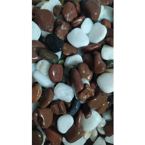 Taş Tamburlanmış Dolomit Dekoratif Taş Bordo Akvaryum, Peyzaj, Saksı Dibine Renk