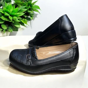 The Hope Shoes Kadın Ortopedik Deri Taban Her Mevsim Günlük Anne Ayakkabısı