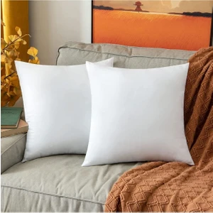 2 Li Kare Kırlent 43X43 cm Dekoratif Yumuşak Mikrofiber Dolgulu Kırlent