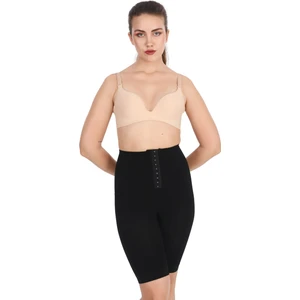 Vücut Şekillendirici Göbek Basen ve Bacak Toparlayıcı Sarkma Önleyici Seamless Kopçalı 3 Kademe Ayarlanabilen Paçalı Korse