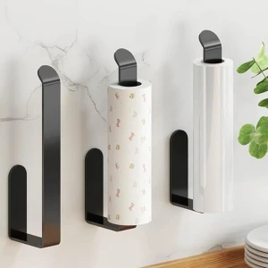 Viki House Derx Siyah Yapışkanlı Lüks Tasarım Solo Peçetelik Havluluk, Solo Peçetelik Havlu Kağıdı As