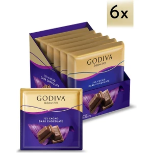 %72 Bitter Çikolata Kare 60 gr x 6 Adet