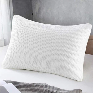 Pamuklu Yüksek ve Sert Ortopedik Visko Boncuk Dolum Yastık 50 x 70 Beyaz Visko