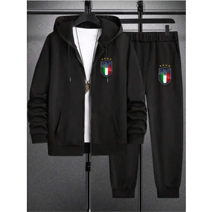 Yoho Sport Unisex Oversize Italya Baskılı Oversize Eşofman Takımı