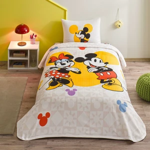 Lisanslı Disney Minnie&mickey Botanictek Kişilik Pamuk Pike Takımı