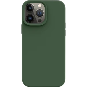 Apple iPhone 14 Pro Max Uyumlu Premium Lansman Liquid Silikon Kılıf Içi Kadife-Çam Yeşili