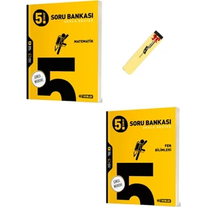 Hız Yayınları   (Sınıf: 5)  Matematik ve Fen Bilimleri Soru Bankası  (Fosforlu Kalem)