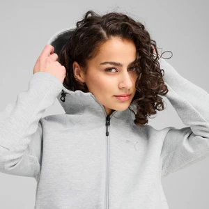 Kadın Evostrıpe Tam Fermuarlı Kapüşonlu Sweatshirt