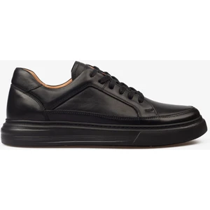 Erkek Sneaker Ayakkabı Hakiki Deri - 2401 Siyah/siyah 3154
