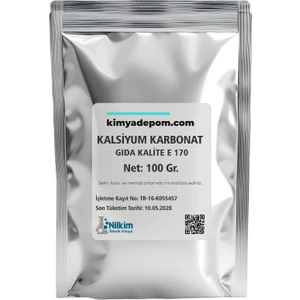 Kalsiyum Karbonat Gıda Kalite (E 170) 100 Gr.