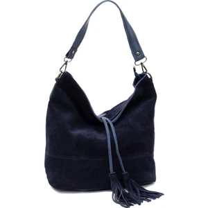 Hakiki Deri Süet Omuz Çantası