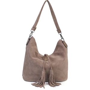 Hakiki Deri Süet Omuz Çantası