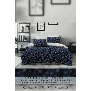 Battal Boy Nevresim Takımı, Lastikli Çarşaflı Nevresim Seti, Lüks Nevresim Set, Pamuklu Nevresim Set