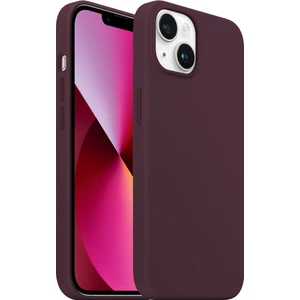 Buff  Apple iPhone 13 Rubber Fit Kılıf Wine Red