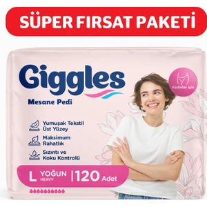 Kadın Mesane Pedi Large(Yoğun) 120 Adet