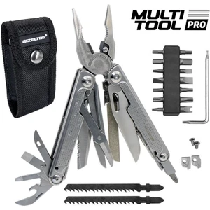 Izeltaş Multi Tool Pro 15 Fonksiyonlu Çok Amaçlı El Aleti 180 mm
